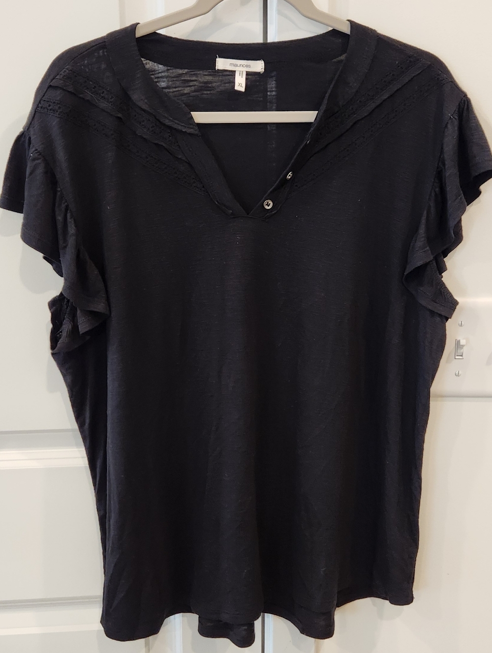 Maurices Black Crewneck Tee